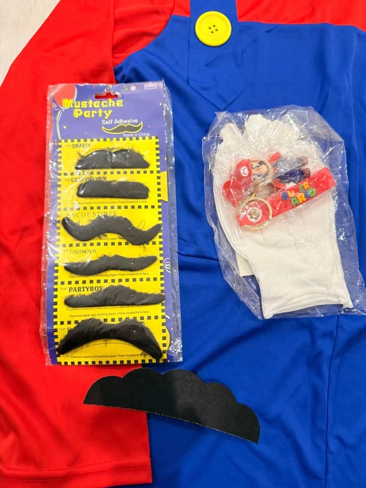 Super Mario Costume Mens Small - photo 3