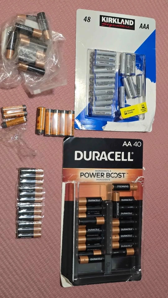Duracell, Kirkland Signature, and Amazon Basics AA & AAA Battery