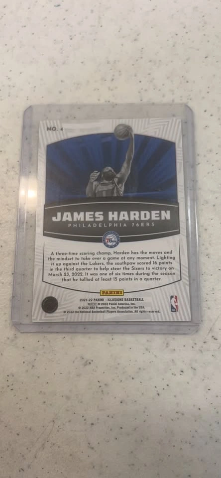 James Harden Illusion Basketball Card - photo 2