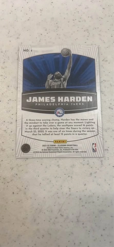James Harden Illusion Basketball Card - photo 4