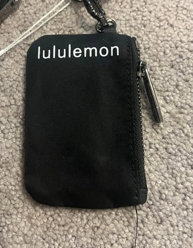 New Lulu Dual Pouch Wristlet Wallet Card holder Coin Purse - photo 5
