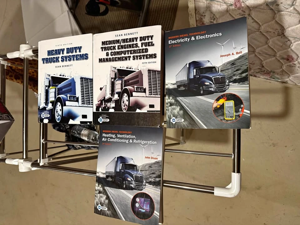 Bundle Deal-Diesel & Heavy Duty Truck Textbook Set - 4 Books