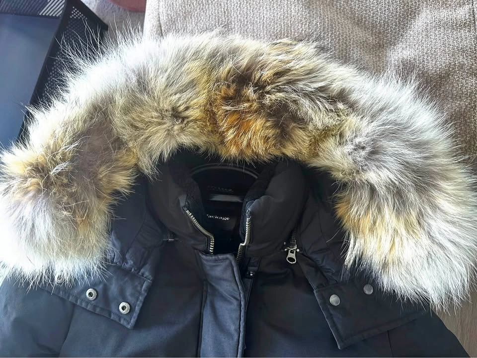 Authentic Mackage Black Down Parka – Size 36 – Professionally Dr