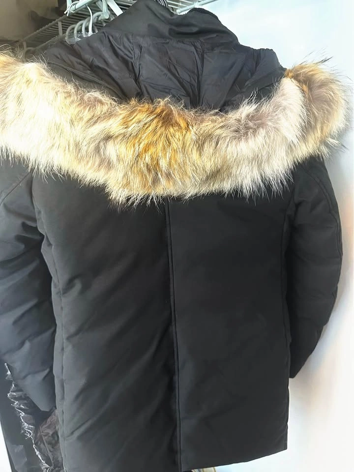 Authentic Mackage Black Down Parka – Size 36 – Professionally Dr - photo 3