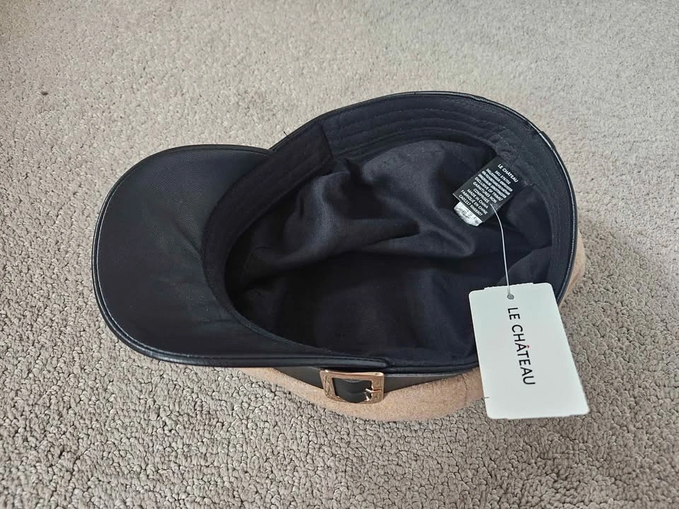 Le Chateau Women's Tan Newsboy Beret Hat - photo 2