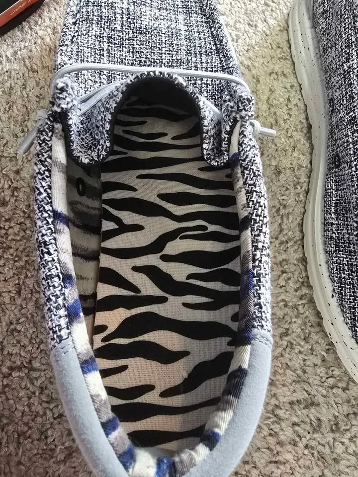 Size 45/11 Men's Casual Knit Walking Shoes - Unisex image indicator(4)