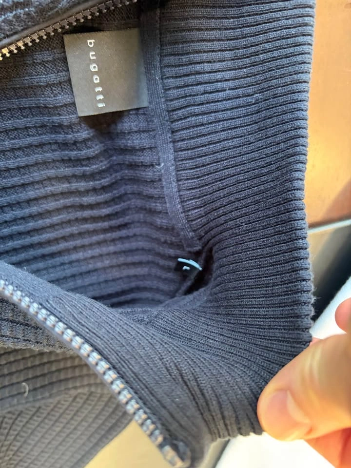 Bugatti Quarter-Zip Ribbed Sweater - photo 2