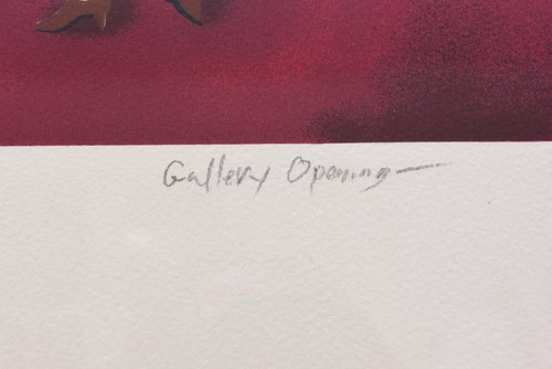 Robert Cenedella “Gallery Opening” Artist Proof Hand Signed - photo 3