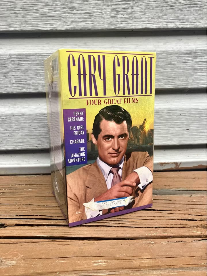Cary Grant Four Great Films VHS Box Set - Brand New