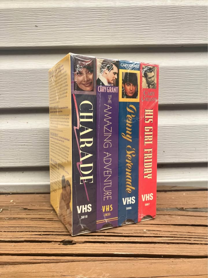 Cary Grant Four Great Films VHS Box Set - Brand New - photo 2