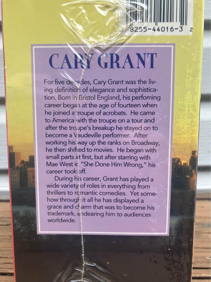Cary Grant Four Great Films VHS Box Set - Brand New - photo 5
