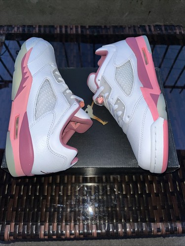 Air Jordan RETRO 5 LOW 'Crafted For Her Desert Berry' 7Y/8.5W - photo 4