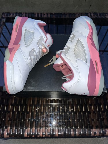 Air Jordan RETRO 5 LOW 'Crafted For Her Desert Berry' 7Y/8.5W - photo 5