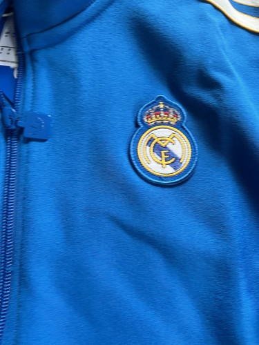 Men's Adidas Originals Blue Bird Real Madrid Track Top Jacket - photo 3