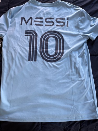 Messi Collection Dri Fit T-Shirt Light Blue Size Small - photo 5