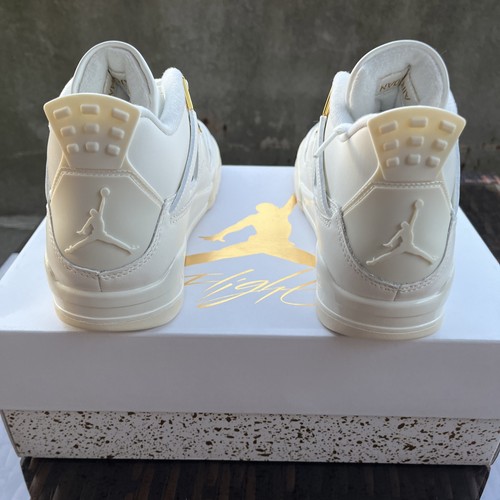 Air Jordan 4 Retro Metallic Gold W8.5/ 7M AQ9129-170 - photo 4