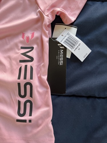 Messi Collection Girls Pink Tshirt with Shorts Size 4T New