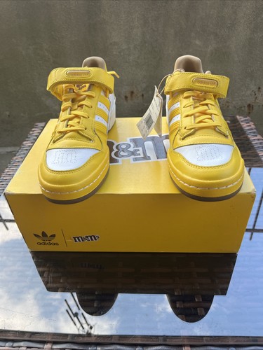 NEW Adidas Originals Forum Low 84 x M&M's Men's Shoes SZ 9 Yello - photo 2