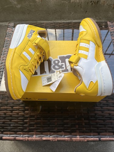NEW Adidas Originals Forum Low 84 x M&M's Men's Shoes SZ 9 Yello - photo 4