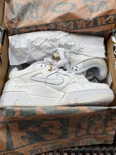 Nike Air Force 3 Low Nigo x 'White Metallic Gold' Size 6 New