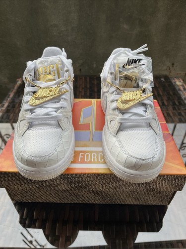 Nike Air Force 3 Low Nigo x 'White Metallic Gold' Size 6 New - photo 2
