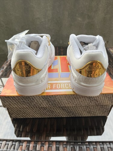 Nike Air Force 3 Low Nigo x 'White Metallic Gold' Size 6 New - photo 3