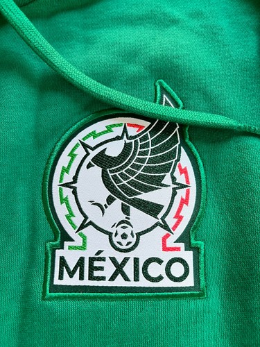 Adidas Men’s Green MEXICO DNA FLEECE HOODIE Size Medium - photo 2