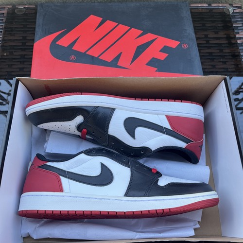 Nike Air Jordan 1 Low Retro OG Black Toe 2023 Size 13