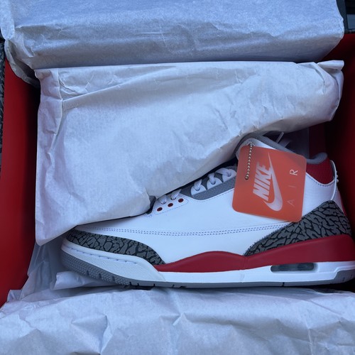 Nike Air Jordan 3 Retro Fire Red 2022 Men's Size 11