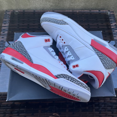 Nike Air Jordan 3 Retro Fire Red 2022 Men's Size 11 - photo 3