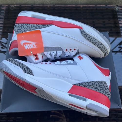 Nike Air Jordan 3 Retro Fire Red 2022 Men's Size 11 - photo 4