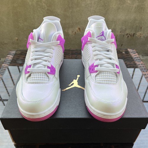 NEW Nike Air Jordan Retro 4 GS Hyper Violet 7Y FQ1314-151 - photo 2