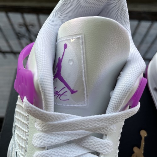 NEW Nike Air Jordan Retro 4 GS Hyper Violet 7Y FQ1314-151 - photo 3