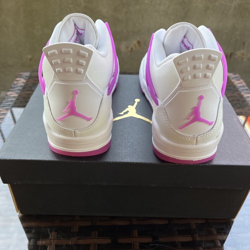NEW Nike Air Jordan Retro 4 GS Hyper Violet 7Y FQ1314-151 - photo 4