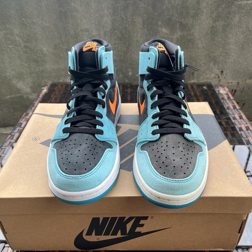 Men's Jordan 1 ZM Air CMFT 2 Bleached Aqua/Bright Citrus (DV1307