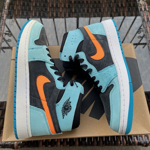 Men's Jordan 1 ZM Air CMFT 2 Bleached Aqua/Bright Citrus (DV1307 - photo 3