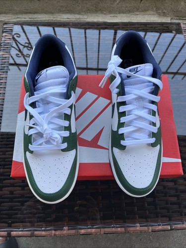 Nike Dunk Low Men's Size 12 Fir/Midnight Navy FV6911-300 NWB - photo 3