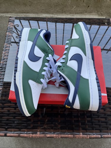 Nike Dunk Low Men's Size 12 Fir/Midnight Navy FV6911-300 NWB - photo 4