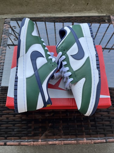 Nike Dunk Low Men's Size 12 Fir/Midnight Navy FV6911-300 NWB - photo 5