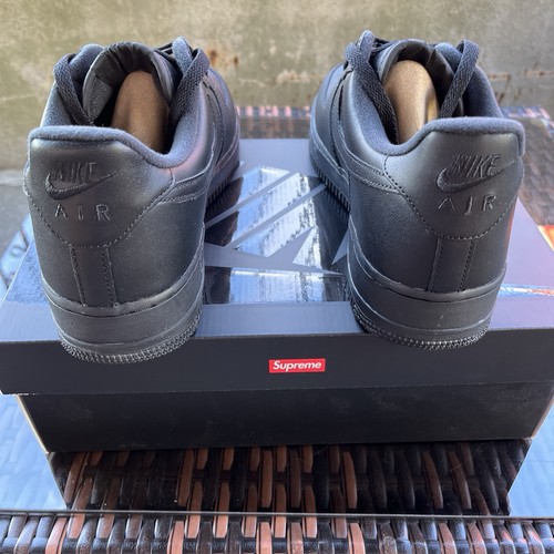 Supreme x Nike Air Force 1 Low 'Box Logo - Black' CU9225-001 - photo 4