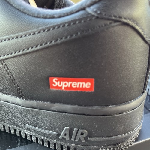 Supreme x Nike Air Force 1 Low 'Box Logo - Black' CU9225-001 - photo 5