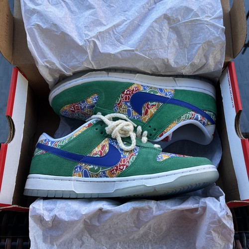 Nike Dunk Low Foam Finger Stadium Green DZ5184-300 Size 8M/9.5W