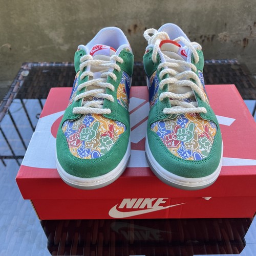 Nike Dunk Low Foam Finger Stadium Green DZ5184-300 Size 8M/9.5W - photo 2