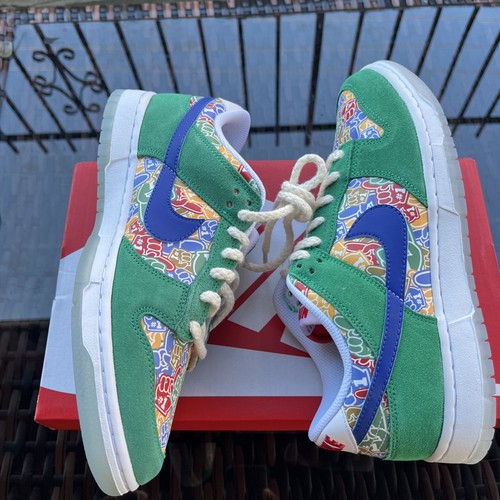 Nike Dunk Low Foam Finger Stadium Green DZ5184-300 Size 8M/9.5W - photo 5