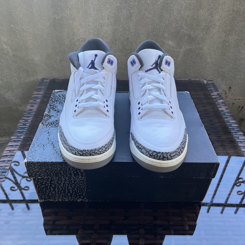 Air Jordan 3 Retro DARK IRIS 2022 Size 13 CT8532-105 - photo 2