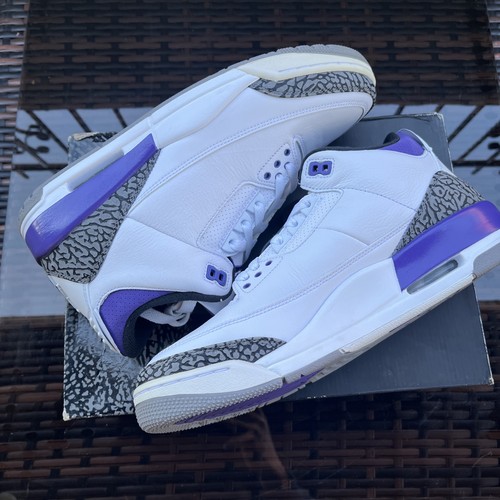 Air Jordan 3 Retro DARK IRIS 2022 Size 13 CT8532-105 - photo 4
