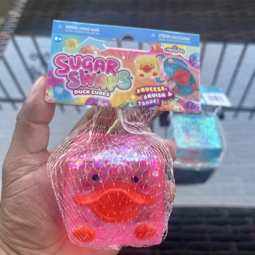 Lot of 3 New Sugar Swaps Duck Cube Squishy Fidget Toys - photo 4