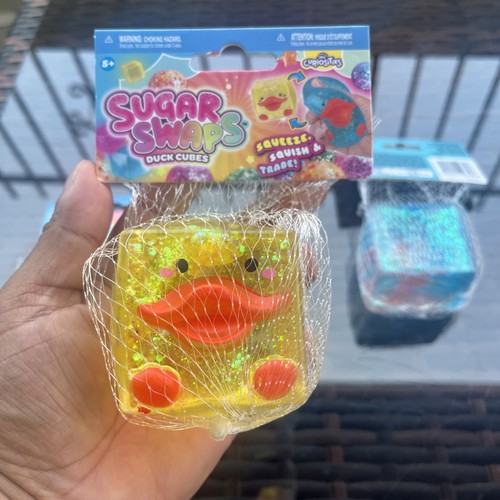 Lot of 3 New Sugar Swaps Duck Cube Squishy Fidget Toys - photo 5