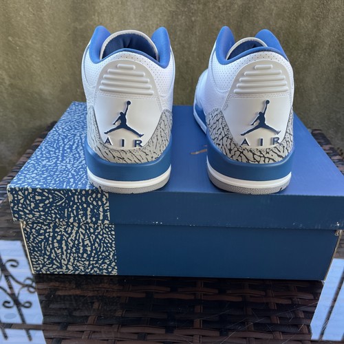 Air Jordan Retro 3 Wizards Blue CT8532-148 Mens Size 9.5 New - photo 3