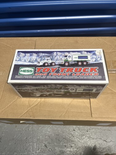 Hess 2008 Toy Truck and Front Loader New In original Box - photo 2